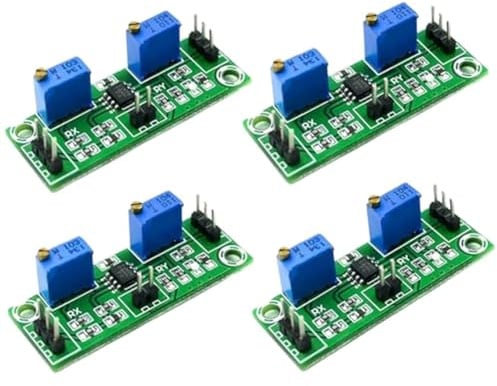 NINMORTH LM358 Signal Module Weak DC Signal Amplification, 35-24V Input with for Dual Potentiometers Adjustment, Green PCB (4 Pack)