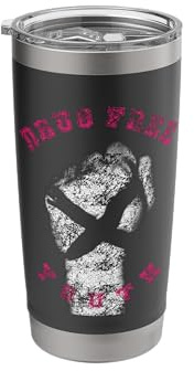 X Straight Edge Hardcore Punk Rock Band Stainless Steel Insulated Tumbler