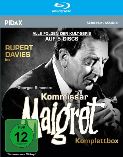 Kommissar Maigret - Komplettbox - Komplettbox / Die komplette Kult-Serie mit Rupert Davis in brillanter HD-Qualität (Pidax Serien-Klassiker) [Blu-ray]