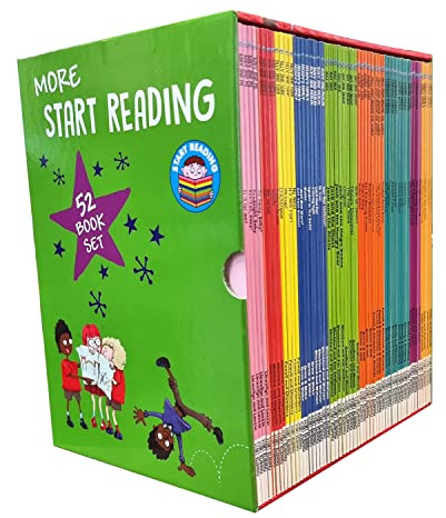 More Start Reading Series 52 Books Collection Set (The Winter Cave, Rushing River, Danger in the Forest, A Wolf in the Woods, The Spotless Pig & More...)