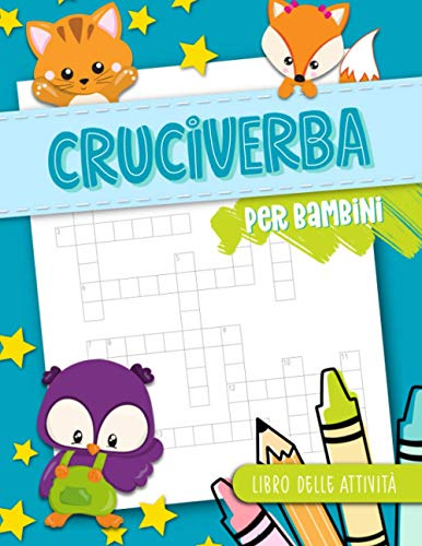 Cruciverba per bambini - Libro delle attività