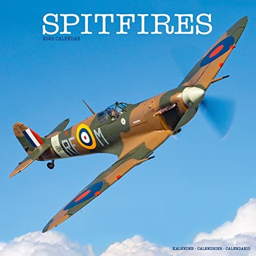 Spitfires – Spitfire – Britisches Jagdflugzeug 2024: Original Avonside-Kalender [Mehrsprachig] [Kalender] (Wall-Kalender)