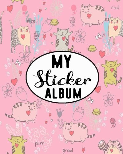 My Sticker Album: Blank Sticker Book Sticker Journal 8x10 120 pages (Volume 7)