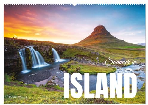Sommer in Island (Wandkalender 2026 DIN A2 quer), CALVENDO Monatskalender: Wenn Island wieder grün wird (CALVENDO Orte)