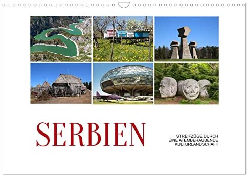 Serbien - Streifzüge durch eine atemberaubende Kulturlandschaft (Wandkalender 2026 DIN A3 quer), CALVENDO Monatskalender: Serbien besticht durch ... ein großes kulturelles Erbe. (CALVENDO Orte)
