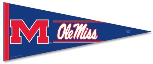 NCAA 64782012 University of Mississippi Premium Wimpel, 30,5 x 76,2 cm