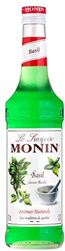 MONIN - Sirop de Basilic pour Cocktail, Thé Glacé et Limonade - Arômes Naturels - 70cl