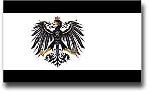 Aufkleber/Sticker preußische Fahne Ostsee Pommern Polen Litauen 12x7cm A955