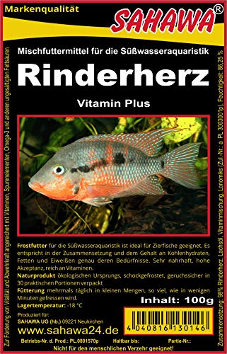 SAHAWA® Frostfutter 30 Blister á 100g, Fisch, Zierfischfutter, Aquarium, Frostfutter