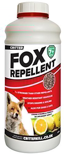 Critter Fox Repellent | Long Lasting Protection | Professional Strength | Weather Resistant (650g)