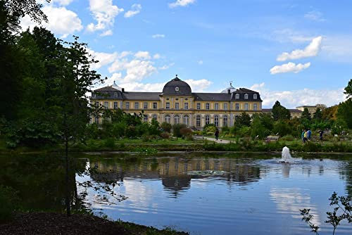 hansepuzzle 31467 - Poppelsdorfer Schloss Puzzle 2000 Teile - Gebäude Puzzle mit hochwertiger Aufbewahrung: Kartonbox und wiederverschließbarem Beutel - Format 90 × 60 cm