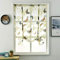 SIMPVALE 1 Pièce Rideaux Romains Papillon Imprimer Voile Rideaux à Volants Rideau Transparent pour Balcon Cuisine Salon Chambre, Vert, 60cmx140cm