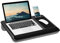 LapGear Home Office Pro Lap Desk with Wrist Rest, Mouse Pad, and Phone Holder - Black Carbon - Fits up to 15.6 Inch Laptops - Style No. 91598
