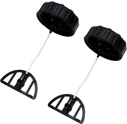 RayTour 2 Pieces Fuel Tank Gas Cap Oil Filler Cap for STIHL Chainsaw 017 017C 018 018C 019T MS170 MS170C MS180 MS180C MS190T MS191T