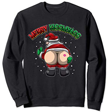 Merry Kissmyass - Tu Peux Embrasser Le Cul du père Noël Sweatshirt