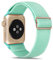Tasikar Sport Cinturini Compatibile con Cinturino Apple Watch 42mm (Serie 10) 41mm 40mm 38mm, Solo Loop Regolabile, Cinturino Elastico di Ricambio per iWatch SE 2 SE Serie 10/9/8/76/5/4/3, Blu Ciano