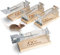 GARDIGO® Mausefalle Lebend - 4er Set | Lebendfalle aus Holz mit Metallgitter für Mäuse | Made in Germany | Wiederverwendbar Leichte Verwendung & Hygienisch | Mäuseabwehr für Innen und Außen