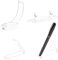 FINGERINSPIRE 3 Stück 3 Stile Acryl Stift Display Ständer Clear Bleistift Display Halter Füllfederhalter Display Rack Kugelschreiber Organizer Fit Home Schule Büro oder Geschäft