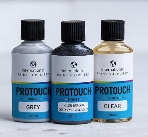 PROTOUCH FOR TESLA NEU-106E SONIC CARBON ALLOY WHEEL - PAINT, PRIMER AND LACQUER TOUCH UP BOTTLE KIT