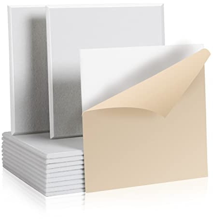 Rdutuok 12 Stück Selbstklebend Akustikplatten,30x30x1 cm Akustik Absorber Akustikpanel Schallschutzplatten für Tonstudio,Büro,Studio,Akustische Behandlung und Wanddekoration(Weiß)