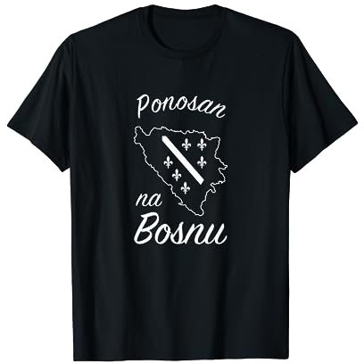 Bosnien Flagge & Bosnien Lilie - Stolzer Bosnier Bosnien T-Shirt