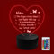 RED OCEAN Gifts for Nan, Nan Birthday Gifts Acrylic Light, Nan Gifts from Granddaughter Grandson, Mothers Day Gifts for Nan, LED Bedside Lamp Presents for Nan Nanny