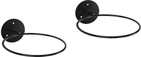 CLISPEED Football Stand, 2pcs Football Bedroom Accessories Display Stand Wall Mounted Holder Storage Rack For Soccer Basketball Rugby Balls Kit Displaying