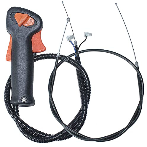 Gubeter Trimmer Freischneider Griff Kabelschalter Kit, für Stihl Fs75 Fs80 Fs80R Fs85 Fs85R Fs85Rx Fs85T Km85 Km85R Trimmer Freischneider, 4137 180 1109
