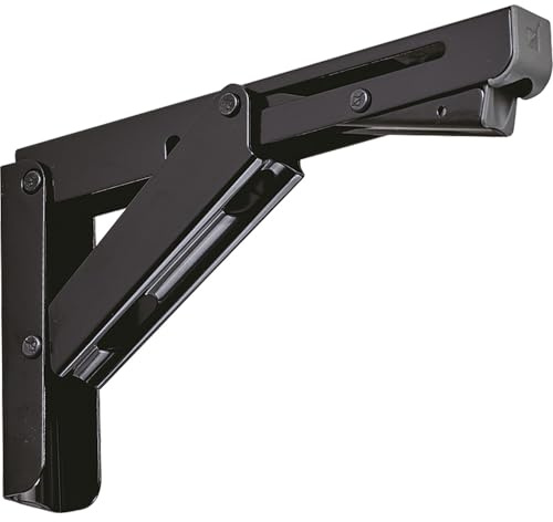 LAMP® Konsole EB-200 klappbar, ohne Dämpfung, Edelstahl schwarz