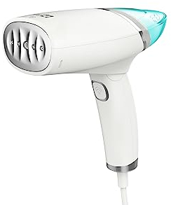 CASIFY Clothes Steamer, Hand Steamers for Clothing Portable Garment Steamer Travel Iron Handheld White Steamer for Clothes Travel Steamer with Fast Heat-up Detachable Water Tank Bue, Small