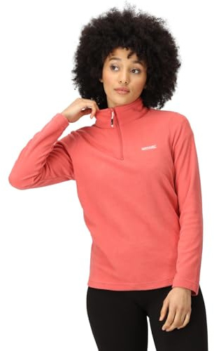 Regatta Womens Sweethart 1/2 Zip Fleece Pullover - Mineral Red - 20 UK