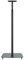 conecto Height-Adjustable Speaker Stand for Sonos One® and Sonos One SL®, Distance from Wall 25 cm, Load Capacity 3 kg, Black
