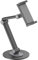 PureMounts® Tablet-Ständer, 4.7 bis 12.9 Tablets, 360° drehbar, bis zu 1kg Tragkraft, Silikonpolster, schwarz