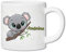 Tasse enfant résistante personnalisée – Ajoutez le prénom | Cadeau original pour enfant | Plusieurs motifs | Plastique solide | 180mL (Koala)