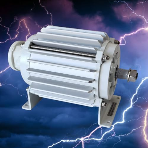 ISTABREEZE 1500 Watt 24 Volt Permanentmagnet Generator Elektrischer 3-Phasen Wechselstromgenerator,Industrie Permanentmagnet-Lichtmaschine für Windwasserturbine (24, Volt (Wechselstrom))