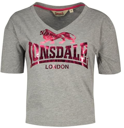 Lonsdale Frauen T-Shirt Cropped Oversize Heddle