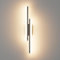 Klighten Wandleuchte LED Innen 56cm, 18W 1250LM Mordern Wandlampe, Lange Wandleuchten Für Schlafzimmer Wohnzimmer Korridor Treppenhaus, 110-240V, Warmweiß 3000K, Schwarz