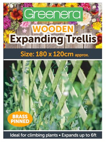 Wooden Trellis Expandable Garden Wall Trellis for Climbing Plants Wall Trellis Fence Panel for Patio Garden, 180x120 cm, Green