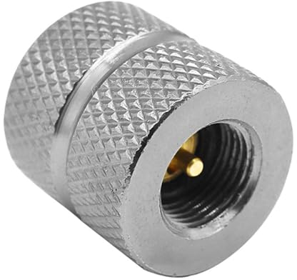 SHOOYIO Butanofen-Nachfülladapter, Kartuschendüsen, Schraubventile, Kanisterverbinder, Campingkocher, Konverter, Kartuschendüsen, leichtes Zubehör, Outdoor-Camping, Herd-Konverter