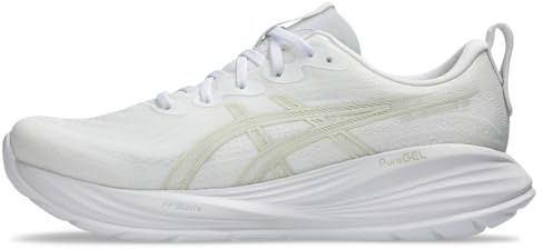 ASICS Men's Gel-Cumulus 27 Running Shoes, White/Lake Grey, 44.5 EU