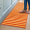CosìCasa Bambusteppich, rutschfest, Küchenläufer, wasserabweisend, leicht zu reinigen und aus nachhaltigen Materialien hergestellt, Bambus-Teppich mit Degrade-Effekt (Orange, 50 x 290 cm)