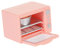 Alasum Mini-Ofen minibackofen küchendekoration mini backofen mini-öfen küchenzeile mini Oven puppenhaus mini ofen Mini-Backofen-Spielzeug dekoratives Ofenmodell Miniatur-Küchenstütze Rosa