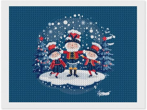 Christmas Nutcracker Ballet Diamond Painting Kits Full Drill Diamond Picture Craft Kits for Home Wall Decor 12x16