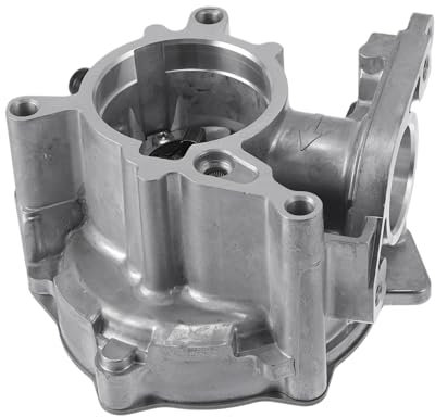 A ABSOPRO Brake Vacuum Pump No.06J145100R Engine Vacuum Pump for Audi A3 2004-2013 Aluminum Alloy Silver Tone 1 Pc