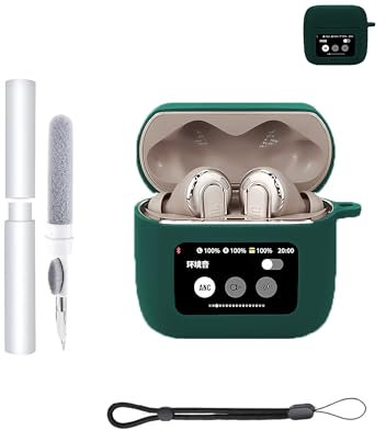 For JBL TOUR PRO 3 Earbuds Case, Durable and Shockproof Earphone Silicone Cover with Precise Holes-Comfortable Touch,Full Protection,Green