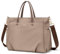 Sac Fourre-Tout Pour Ordinateur Portable 15 Pouces, Sac à Bandoulière Pour Ordinateur Pour Femme, Sac à Main élégant Pour Le Travail et Les Voyages (Champagne)