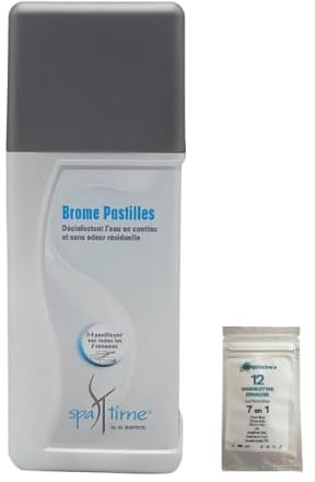 Easypiscine Brome Spa Bayrol SpaTime pastilles 20 g. - 0,8 kg + 12 Tests OFFERTS 7 en 1