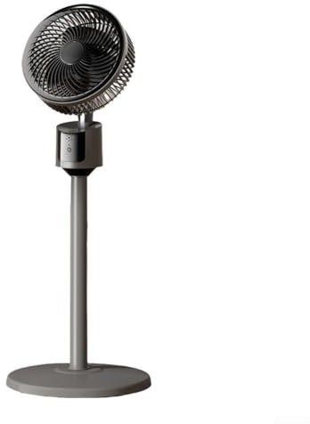 Flexible USB Powered Stand Fan with Whisper Quiet Operation and Height Adjustment (Grey)