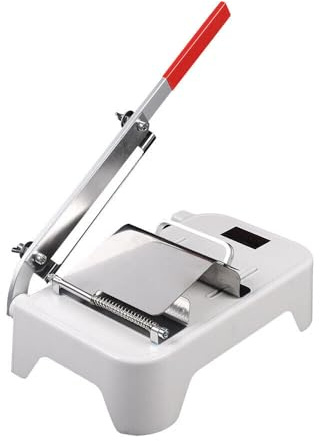 Manual Frozen Meat Slicer, Stainless Steel Meat Roll Cutter, Multifunctional Food Slicing Machine, Beef Mutton Cutting Kitchen Tool, for Beef, Lamb, Ham for Hot Pot Home Cooking