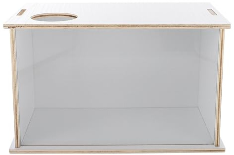 Alasum Sandbadbox mit Transparenter Acrylwand für Hamster Dekorative